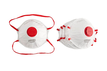 Конический респиратор STAYER PROFI многослойный с клапаном класс защиты FFP1 10шт 11110-H10