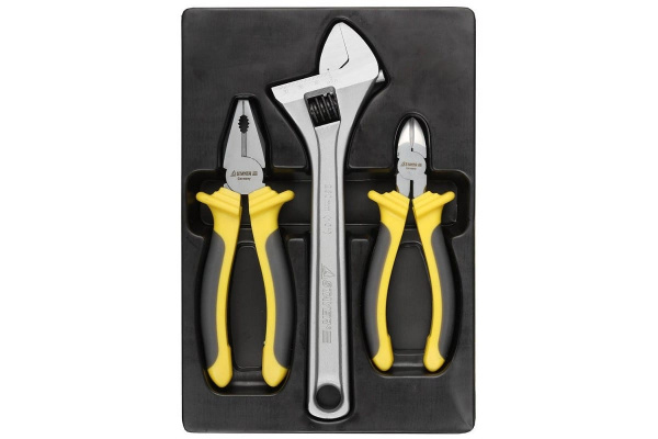 Набор губцевых интрументов STAYER ПРОФИ в пластиковом боксе, 3 предмета 22703-H3