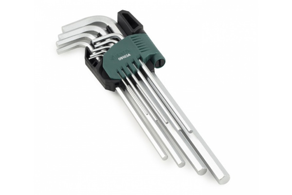 Набор шестигранных ключей Sata сверхдлинные, 9 пр. 09103A