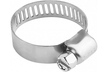 Хомуты Зубр ЭКСПЕРТ нерж. сталь просечная лента 8мм 10-16мм 5 шт 37811-10-16-5