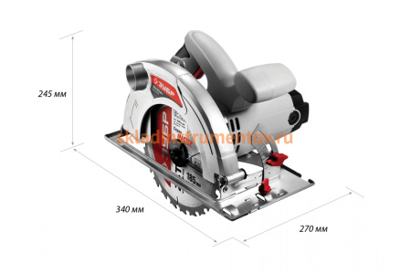 Пила циркулярная ЗУБР 1600 Вт ЗПД-1600