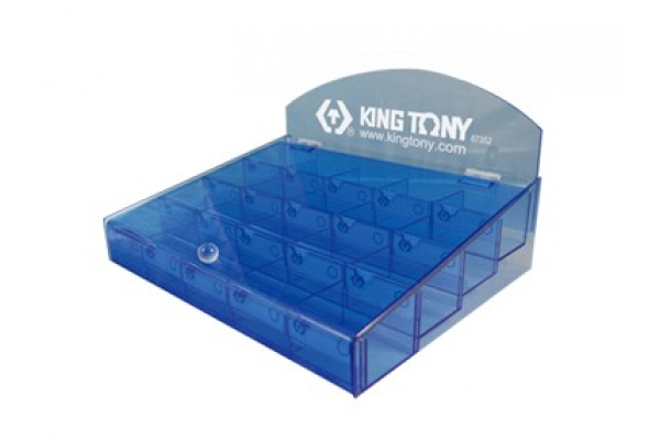 Стенд для вставок бит KING TONY 20 отделений 87352 Стенд для вставок бит KING TONY 20 отделений 87352
