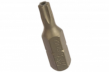 Вставка бита торцевая 1/4", TORX, T20, L=25, с отверстием KING TONY 102520U