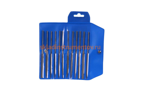 Набор из 12-ти надфилей (L=140мм, зернистость 0) AJAX 286213921400