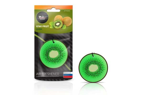 Пластиковый подвесной ароматизатор Airline Сочный фрукт, киви AFFR090