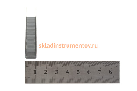 Скобы прямоугольные закаленные Тип 140 (1000 шт; 14 мм) Biber 85840 тов-085749