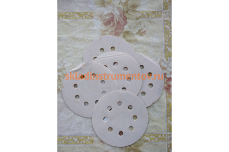 Круг шлифовальный на липучке для обработки красок, лаков и шпаклевок (125 мм; Р1200; 8 отверстий) KLINGSPOR 307112