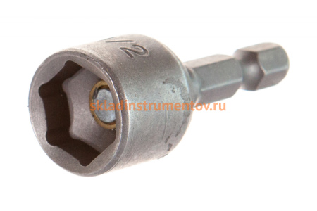 Головка-вставка магнитная 6-гранная (13 мм; 45 мм; 1/4") для шуруповерта ЭВРИКА ER-90508