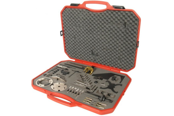 Набор инструментов для установки и регулировки фаз ГРМ бензиновых и дизельных двигателей FORD (51 предмет) JTC JW0826