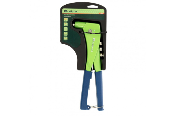 Заклепочник 250мм, литой корпус, заклепки 2.4-3.2-4.0-4.8мм СИБРТЕХ 40545