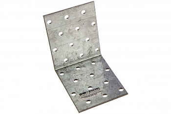 Крепежный угол Зубр МАСТЕР равносторонний 60х80х80мм 1шт 310206-060-080