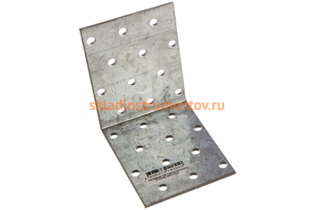 Крепежный угол Зубр МАСТЕР равносторонний 60х80х80мм 1шт 310206-060-080