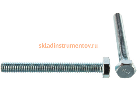 Болт ЗУБР ГОСТ 7798-70, M8 x 70 мм, 3 шт, кл. пр. 5.8, оцинкованный, 303086-08-070