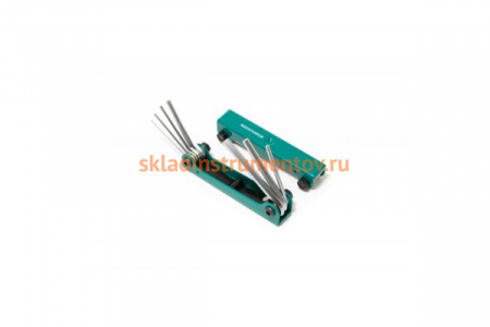 Набор ключей 6-гранных складной, 7 предметов ROCKFORCE RF-5076F