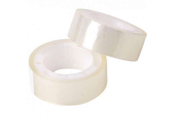 Канцелярская клейкая лента BRAUBERG 15 мм х 10 м, 10 шт., прозрачная 227258