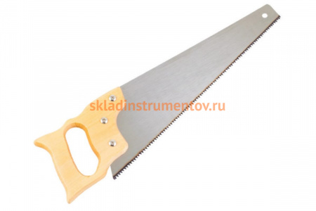 Пила по дереву, деревянная рукоятка, 450 мм РемоКолор 42-3-245