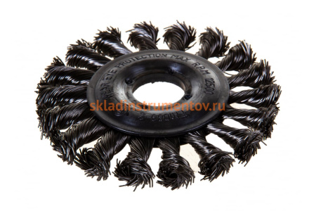 Щетка цилиндрическая со жгутовой нержавеющей проволокой Эксперт 563 (100 мм; 22.2 мм) Профоснастка 20806003