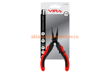 Мини тонконосы с двухкомпонентными ручками 4.5” Vira 311052 Мини тонконосы с двухкомпонентными ручками 4.5” Vira 311052