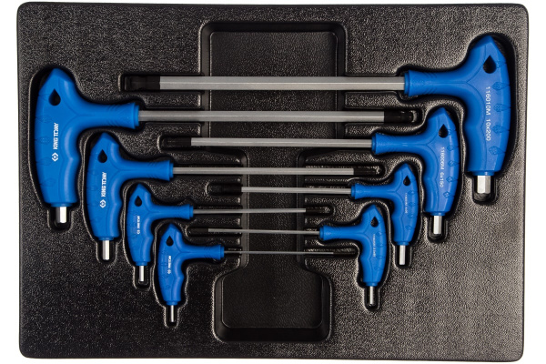 Набор L-образных ключей HEX, ложемент, 8шт KING TONY 9-22108MR