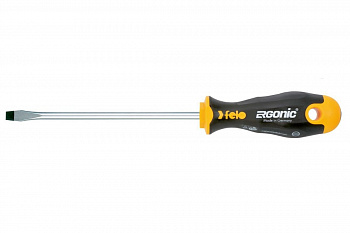 Плоская шлицевая отвертка 8,0х1,2х175 Felo Ergonic 40008610