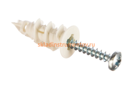 Дюбель Фибер-Джет по гипсокартону Mungo MFJ-S 32 с шурупом 100 шт. 18011124