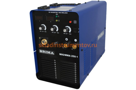 Сварочный полуавтомат BRIMA MIG/ММА-250-1 380В Сварочный полуавтомат BRIMA MIG/ММА-250-1 380В