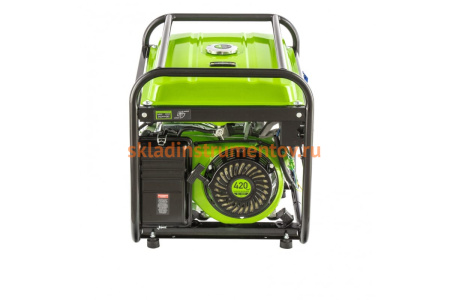 Бензиновый генератор 5,5 кВт, 230В, 4-х такт., 25 л, ручной стартер СИБРТЕХ БС-6500 94546