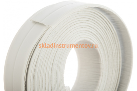 Бордюрная лента STAYER для ванн и раковин самоклеящаяся профиль L цвет белый 11x11 мм х 3.35 м 12341-11-11