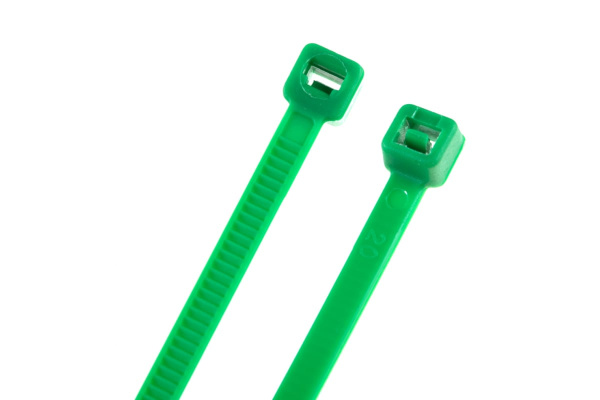 Пластиковые хомуты СИБРТЕХ, 300 * 3,6 мм, зеленые, 100 шт 45514