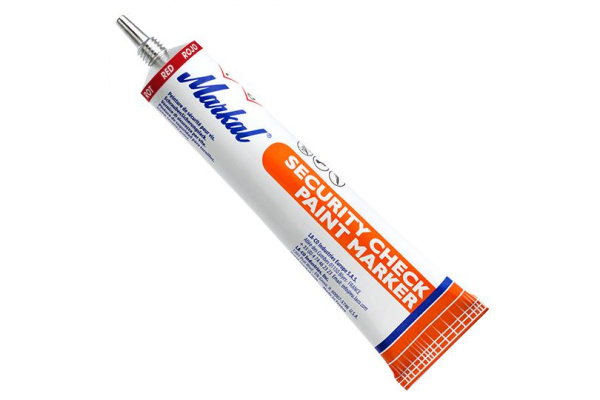 Маркер-краска для пломбирования Markal Security Check, красный 96670