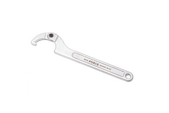 Раздвижной С-образный ключ с фиксатором и крюком под пазовую гайку ROCKFORCE 13-35 мм RF-823035