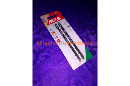 Пилки T344D (132х110х4.0 мм; 2 шт.) по древесине и ДСП до 100 мм MPS 3104-L-2