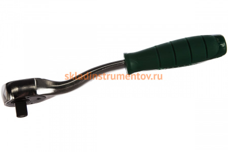 Трещотка с быстрым сбросом Hans 1/2" с изогнутой рукояткой 72 зуба 4162GQ