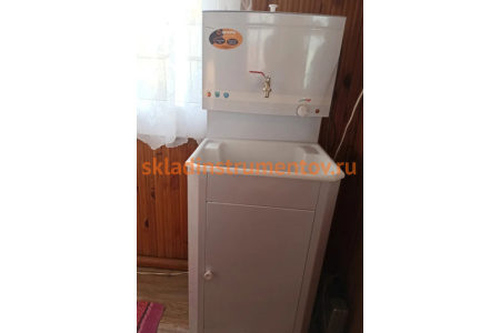 Дачный умывальник с подогревом Вихрь, белый 74/4/4