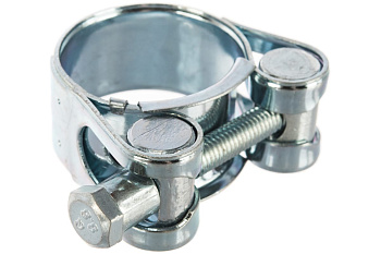 Металлические силовые хомуты СИБРТЕХ 29-31 мм, ширина 20 мм, шарнирный, W1, 2шт 47511