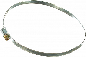 Металлические хомуты СИБРТЕХ Стандартное болтовое крепление 140-160мм 25шт/уп, ширина 9мм 47566