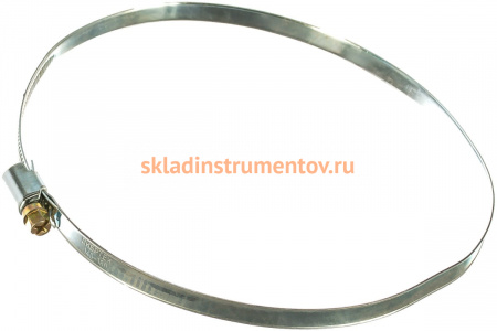 Металлические хомуты СИБРТЕХ Стандартное болтовое крепление 140-160мм 25шт/уп, ширина 9мм 47566