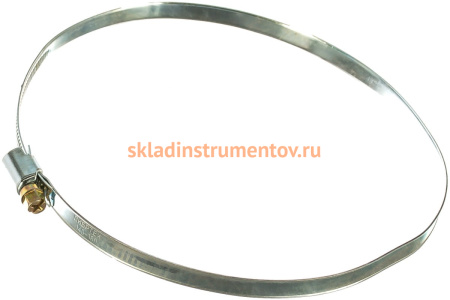 Металлические хомуты СИБРТЕХ Стандартное болтовое крепление 140-160мм 25шт/уп, ширина 9мм 47566