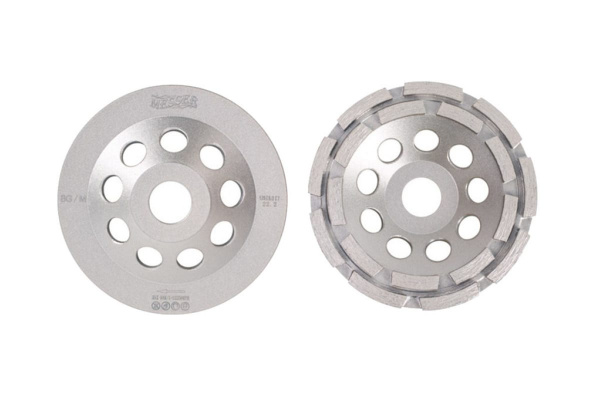 Чашка алмазная двухрядная по бетону и граниту (125х22.2 мм) MESSER 03-01-125