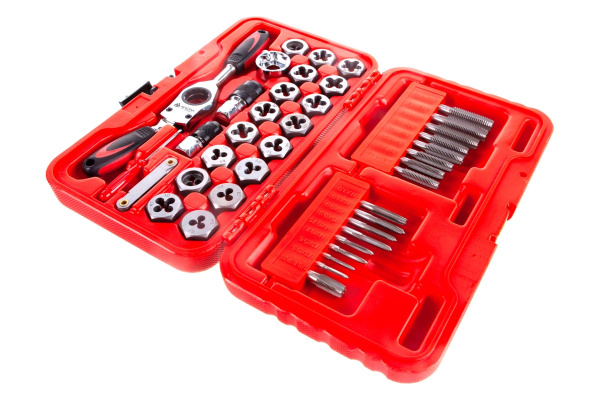 Набор метчиков и плашек SK-5 M3-M12, кейс, 40шт МАСТАК 351-00040C