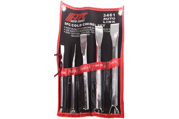 Набор зубил 10-22 мм (5 предметов) JTC 3461