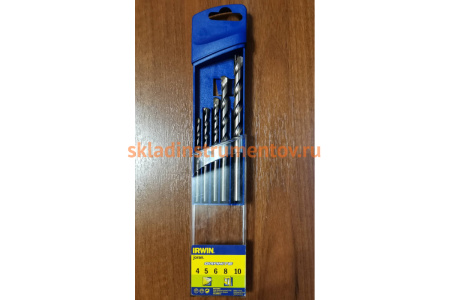 Набор сверл по бетону 5 шт. (4-10 мм) Irwin 10501917