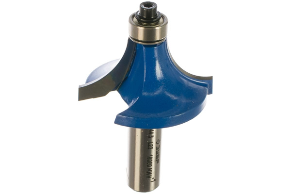 Фреза кромочная калевочная №1 ПРОФЕССИОНАЛ (44.5х22х68.5 мм; R15.9 мм; хвостовик 12 мм; ВК6) Зубр 28701-44.5