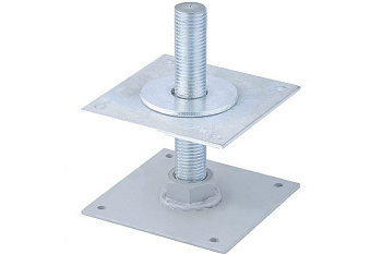 Анкер, регулируемый по высоте, СИБРТЕХ ARH 100-20, цинк, 46561