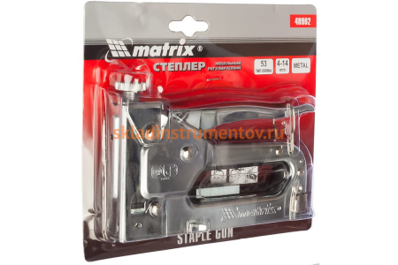 Мебельный регулируемый степлер MATRIX MASTER 40902
