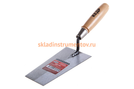 Кельма с деревянной ручкой 160 мм (трапеция) КЕДР 049-0160 26240