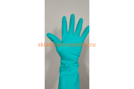 Нитриловые химически стойкие перчатки Jeta Safety размер 9/L JN711-L