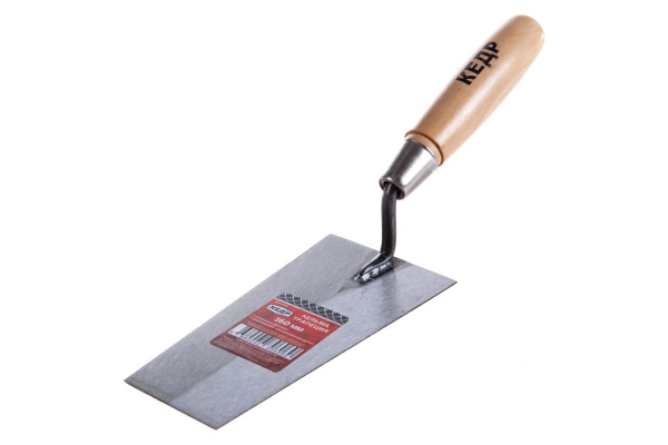 Кельма с деревянной ручкой 160 мм (трапеция) КЕДР 049-0160 26240