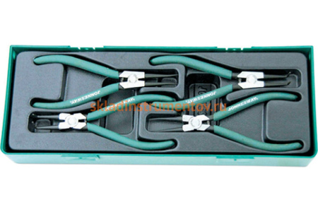 Универсальный набор щипцов для стопорных колец на разжим и сжим 7" Jonnesway AG010002ST (AG010002SP)