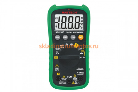 Цифровой автоматический мультиметр Mastech MS8238C 00-00006319